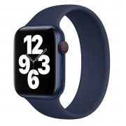 Ремешок ApW15 для Apple Watch 41 mm монобраслет силикон (темно-синий)