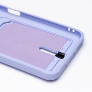 Чехол-накладка с картхолдером для Xiaomi Redmi 12 (светло-лиловая) — 3