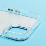 Чехол-накладка для Apple iPhone 15 (кот) (прозрачная) — 3