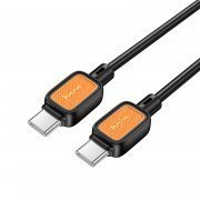Кабель Hoco X108 Benefit (Type C - Type C) 100см (черный) — 2