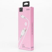 Кабель SKYDOLPHIN S49VB (USB - micro USB) 100см 2.4A (белый) — 2