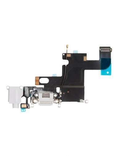 Шлейф для Apple iPhone 6 на разъем зарядки/разъем гарнитуры/микрофон (белый) Шлейф для Apple iPhone 6 на разъем зарядки/разъем гарнитуры/микрофон (белый)