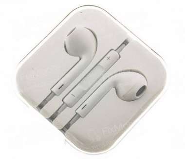 Проводная стереогарнитура для Apple (3.5 мм) (белая) — 1