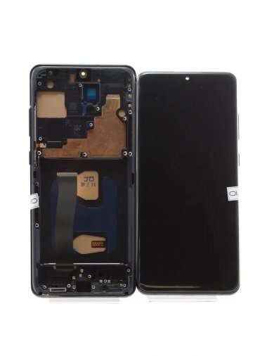 Дисплейный модуль с тачскрином для Samsung Galaxy S20 Ultra (G988B) (черный) &mdash; 1