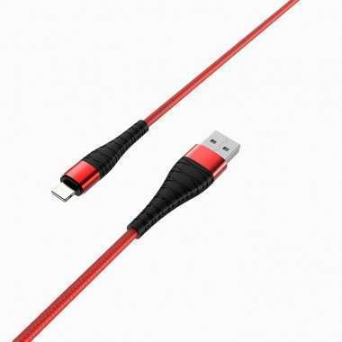 Кабель Borofone BX32 Munificent для Apple (USB - Lightning) красный — 2