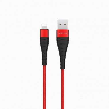 Кабель Borofone BX32 Munificent для Apple (USB - Lightning) красный — 1