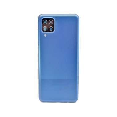 Задняя крышка для Samsung Galaxy A12 Nacho (A127F) (синяя) — 1