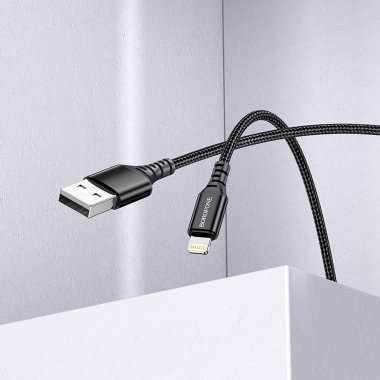 Кабель Borofone BX54 для Apple (USB - Lightning) черный &mdash; 4