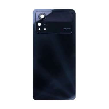 Задняя крышка для Xiaomi Poco X4 Pro 5G (черная) &mdash; 1
