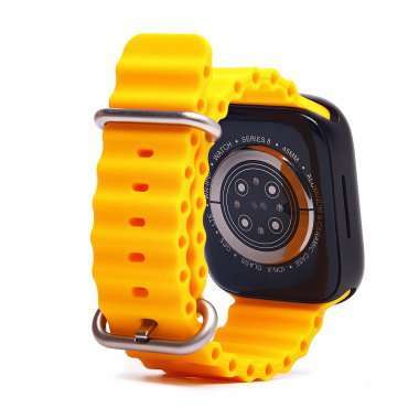 Ремешок - ApW26 Ocean Band Apple Watch 49 mm силикон (желтый) — 4