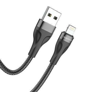 Кабель для Apple Borofone BX61 (USB - lightning) (черный) — 6