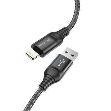 Кабель для Apple Borofone BX56 (USB - lightning) (черный) — 6