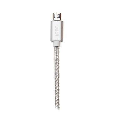 Кабель для Apple budi M8J180 (USB - lightning) (серебистый) — 2