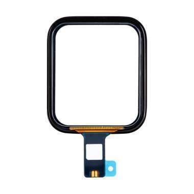 Стекло с тачскрином для Apple Watch SE 40 mm в сборе с OCA пленкой (черное)