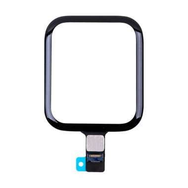 Стекло с тачскрином для Apple Watch SE 2022 44 mm в сборе с OCA пленкой (черное) — 2