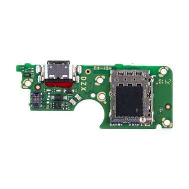 Шлейф для Infinix Zero 30 5G плата на разъем зарядки/разъем SIM/микрофон &mdash; 1