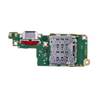 Шлейф для Vivo V30e 5G плата на разъем зарядки/разъем SIM/микрофон &mdash; 1