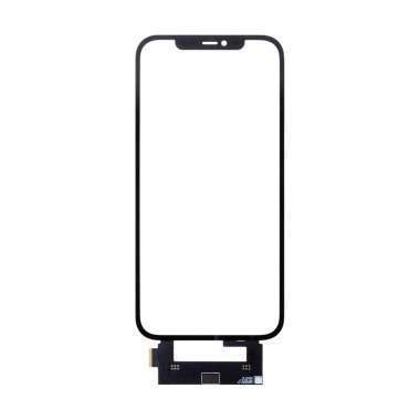 Стекло для Apple iPhone 12 Pro Max в сборе с тачскрином, рамкой и OCA пленкой (черное) — 2