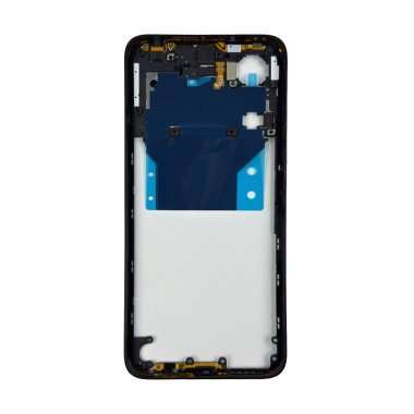 Средняя часть для Xiaomi Poco M6 4G (черная) &mdash; 1