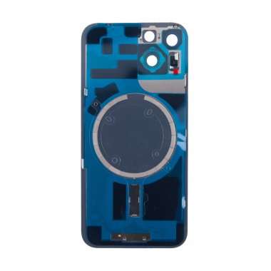 Задняя крышка со стеклом камеры для Apple iPhone 14 (красная) премиум