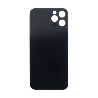 Задняя крышка для Apple iPhone 12 Pro (серый) (стекло, узкий вырез под камеру, логотип) - Премиум — 1